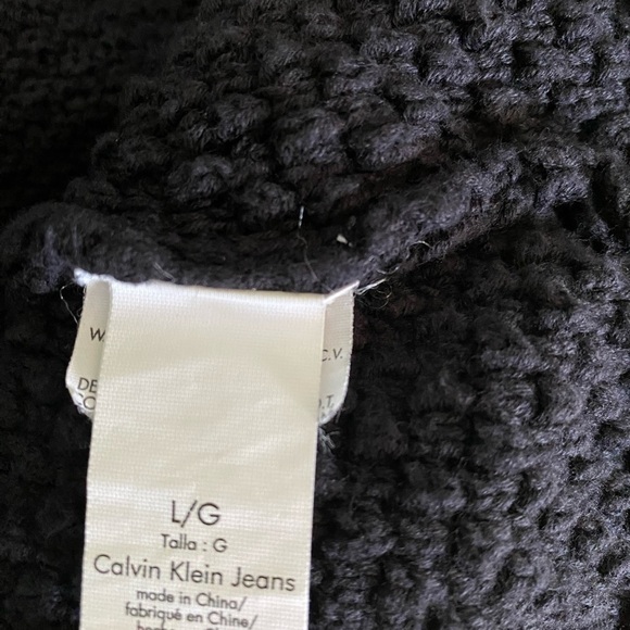 Women’s Black Calvin Klein Button-up Sweater Size Large - Picture 12 of 12